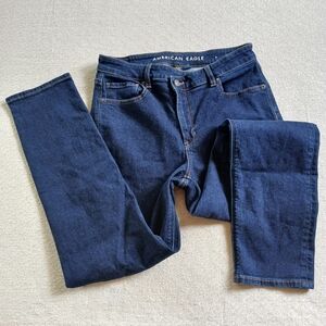 American Eagle Outfitters Dark Blue Women Jeans 4684